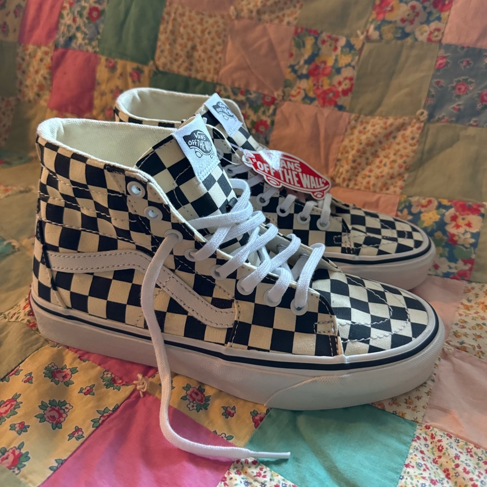 Vans Sk8-Hi Checkerboard NWT